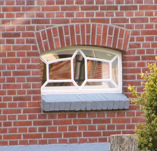 Gussfenster, Stallfenster, Industriefenster, Raute, Bogen, Eisenfenster