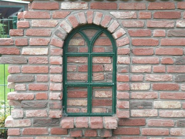 Gotik Fenster ,Stallfenster 67x38 cm Gusseisen